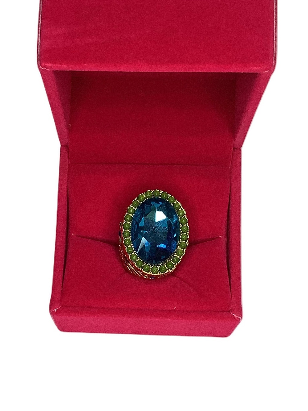 Kurt Geiger London XL Oval Statement Cocktail Ring New - Picture 5 of 6